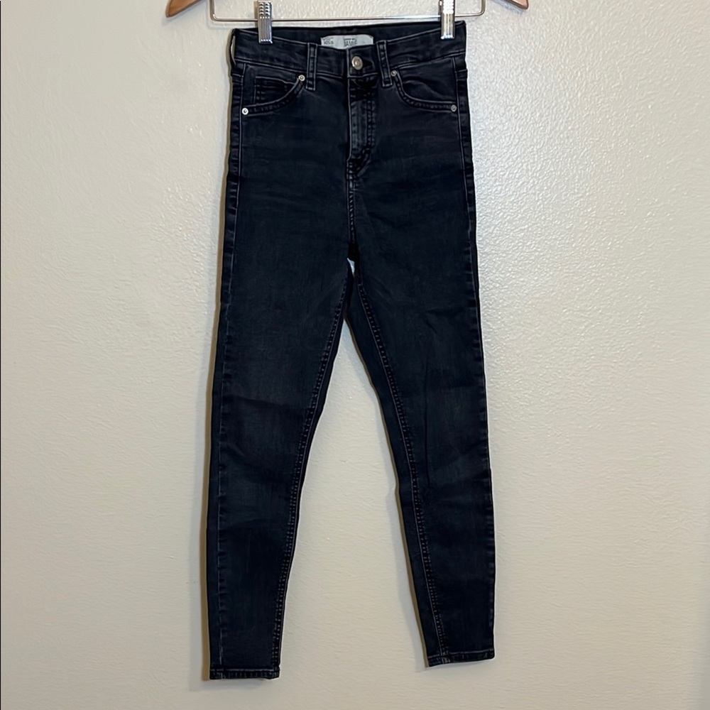 Topshop Moto Jamie Black Skinny Jeans